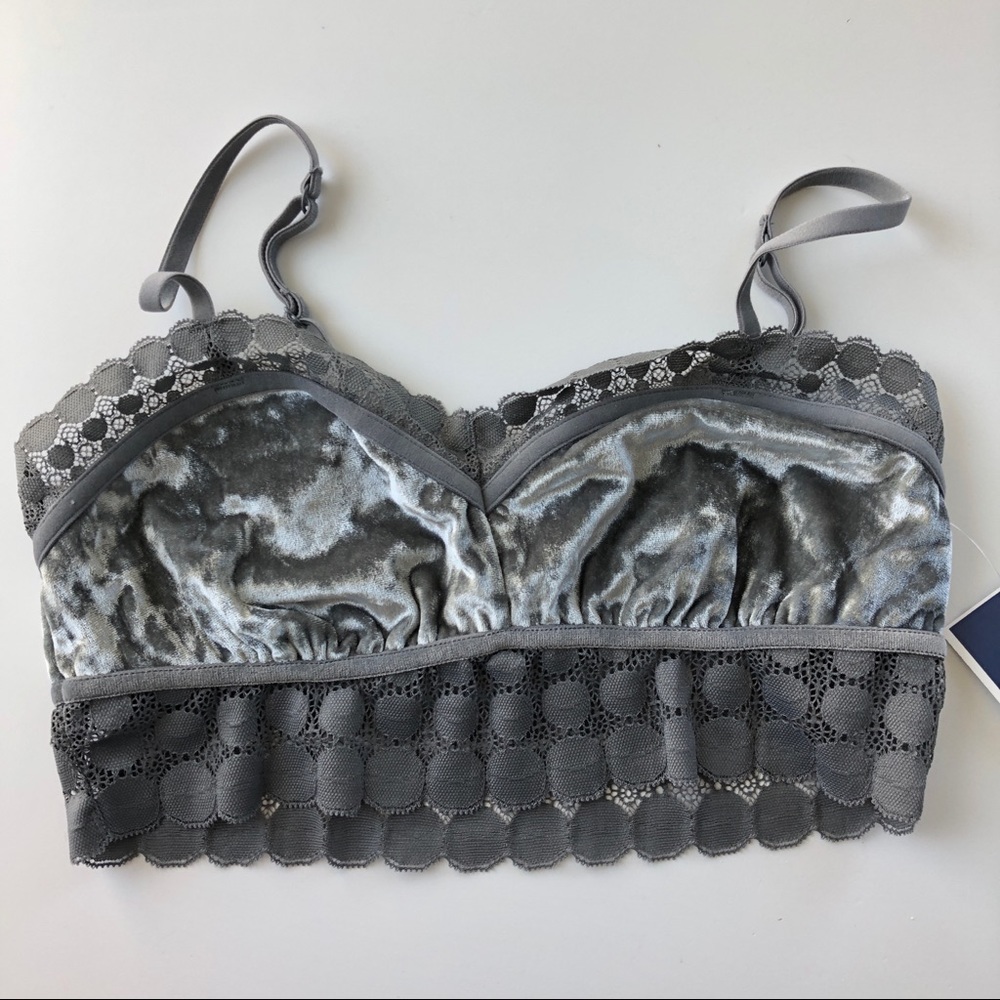 Gray bralette